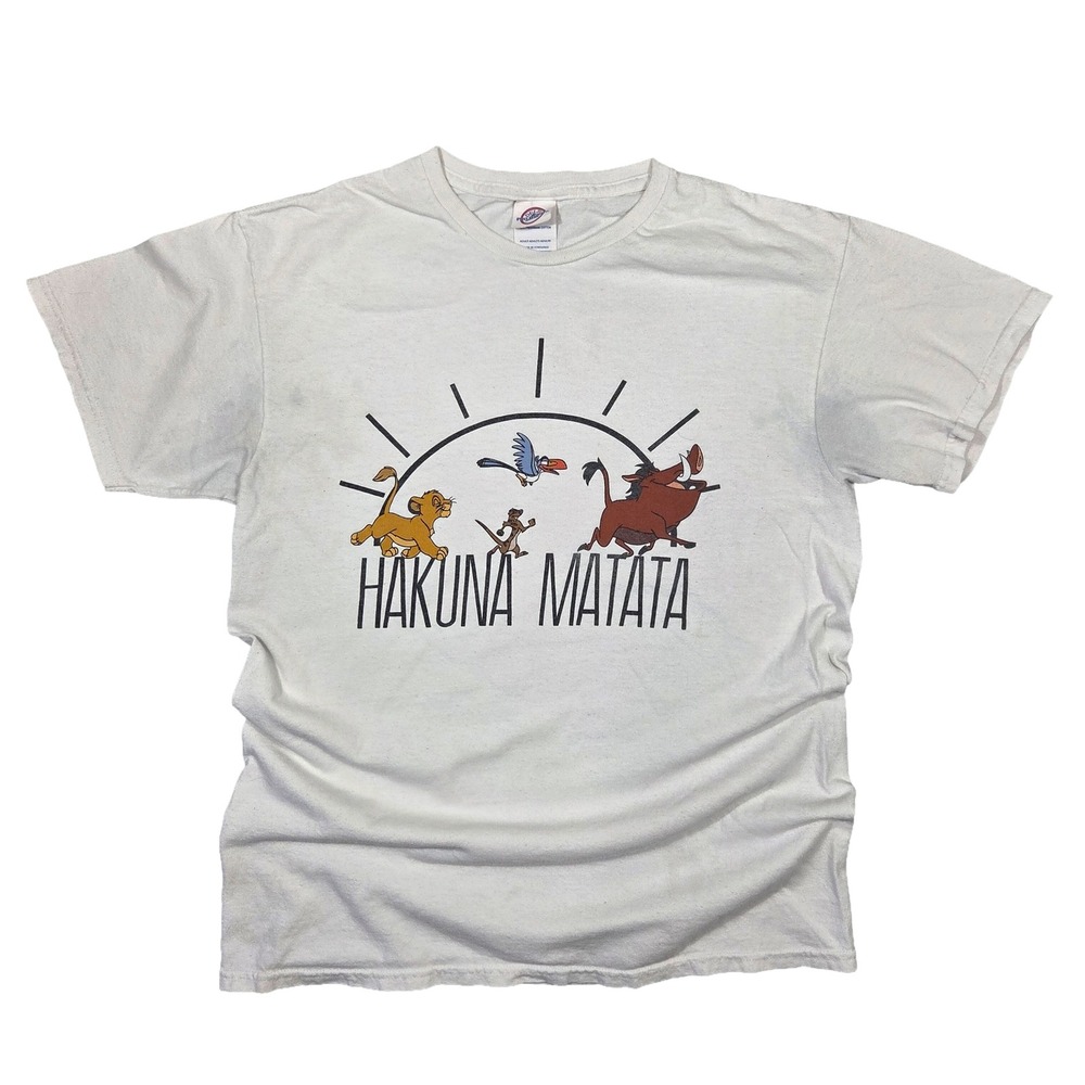Vintage Disney Lion King‎ Hakuna Matata 90s Shirt XL Cartoon TV Movie Retro Rare